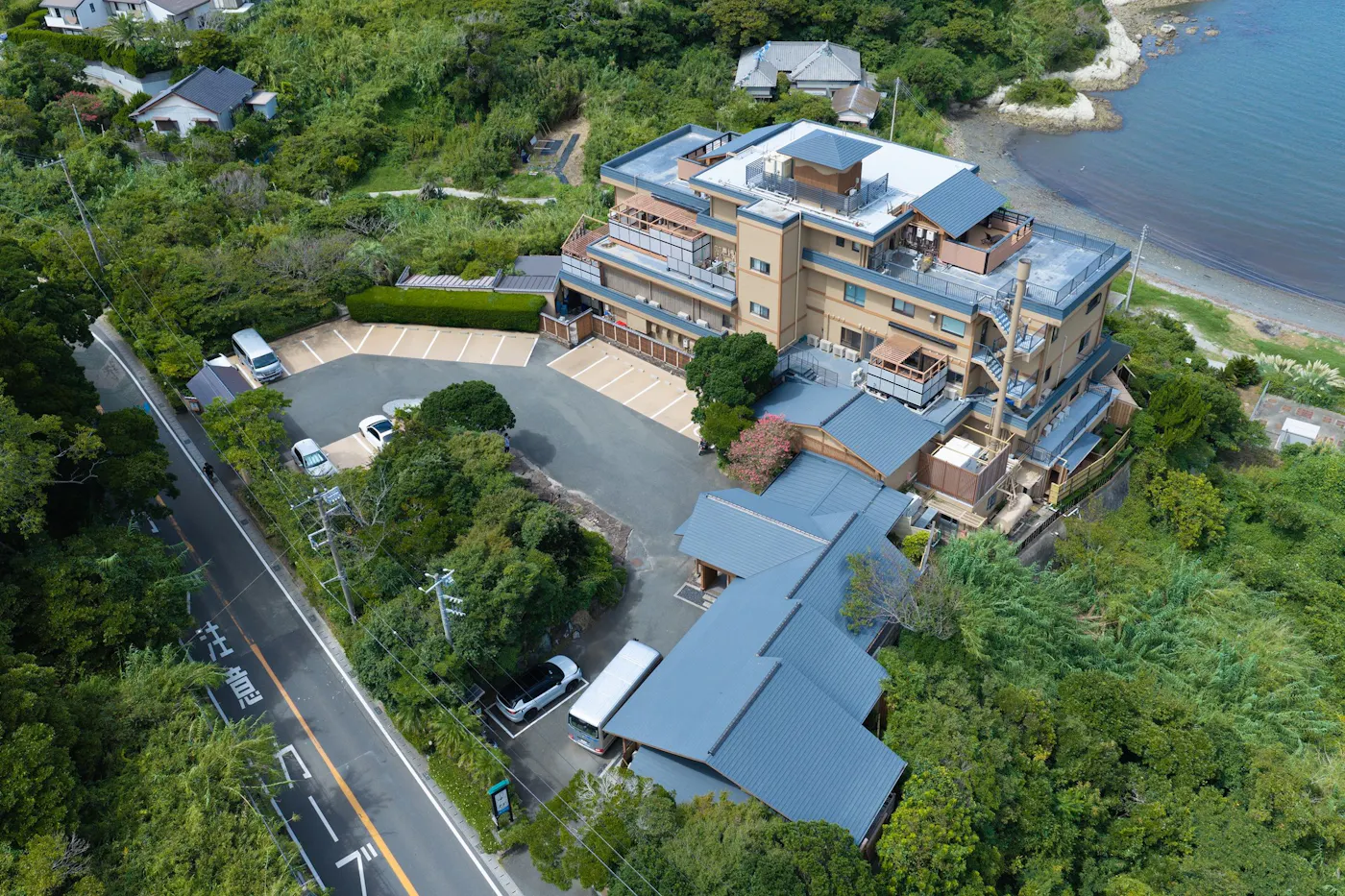 ホテル洲の崎 風の抄：空から見た宿