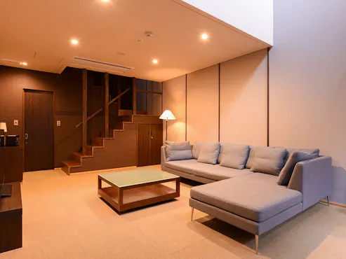 ห้องพัก Maisonette Ni no Shou / ห้องนั่งเล่น