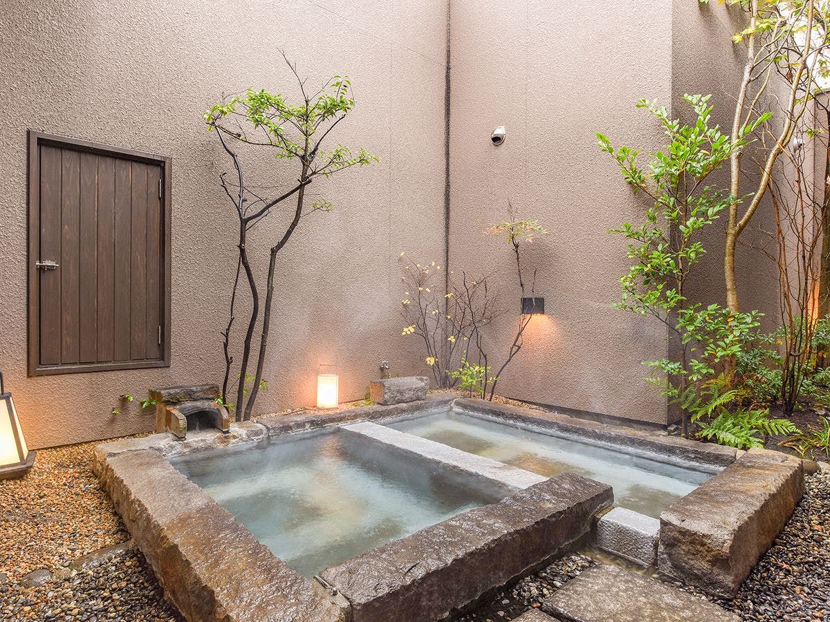 *【ห้องพัก】八之庄平屋／露天風呂