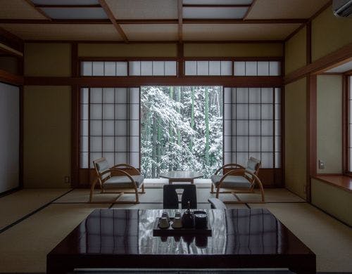 本館 離れ【半露天風呂付】乾徳