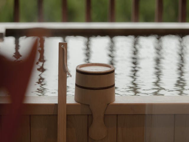 そば湯様 大観荘せなみの湯姉妹館 ゆ処そば処 磐舟