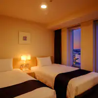 Kamar Twin Standar dengan Pemandangan Teluk