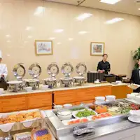 朝食バイキング