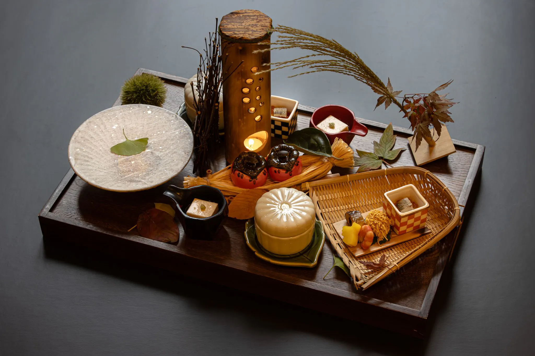 Nikmati Matsutake dan Sayur-sayuran Musim Luruh dalam Hidangan Kaiseki Musim Luruh yang Berwarna-warni