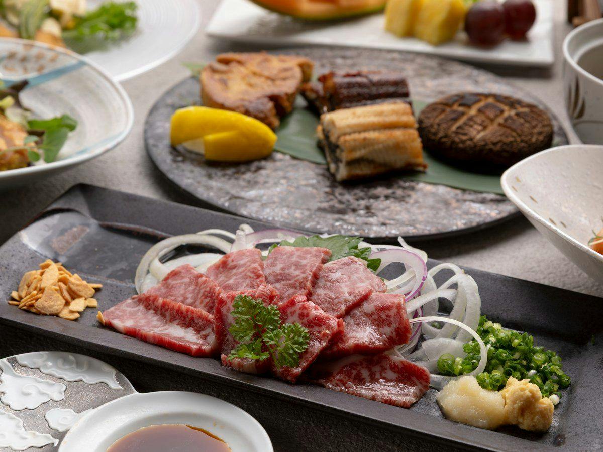 贅沢肉会席　熊本県産特上霜降り馬刺し