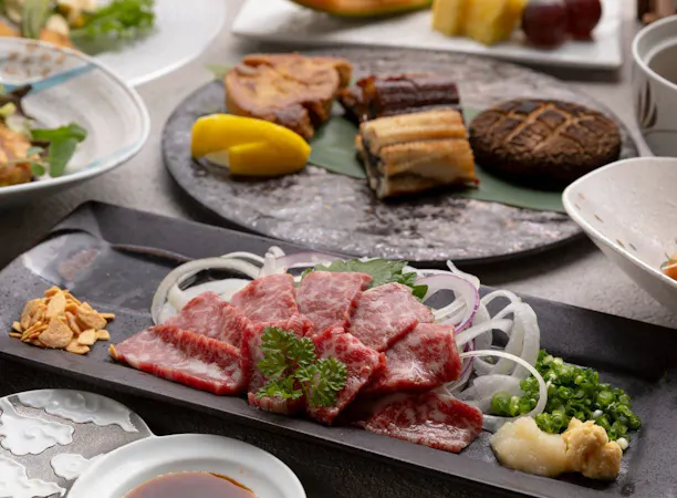 贅沢肉会席 熊本県産特上霜降り馬刺し