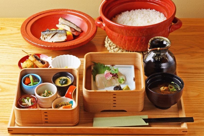 【ランチ】焼き魚お重