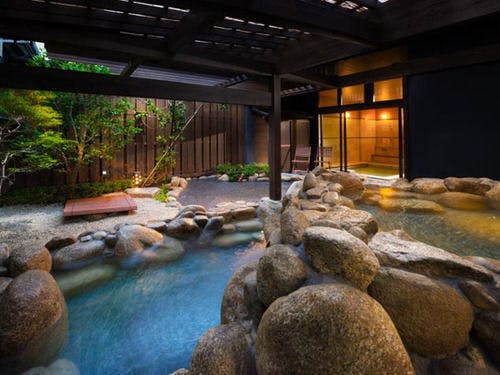 【昼神の棲 玄竹】Ancha no Yu Pemandian Terbuka