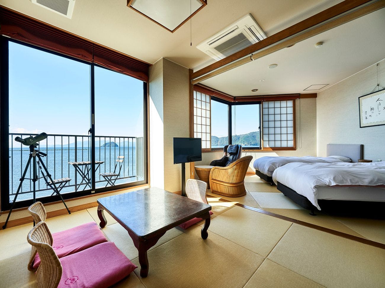 ตัวอย่างห้องสไตล์ญี่ปุ่นและตะวันตก (ภาพคือ 204)