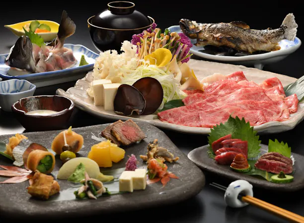 秋時期のお料理一例「福島牛プラン」