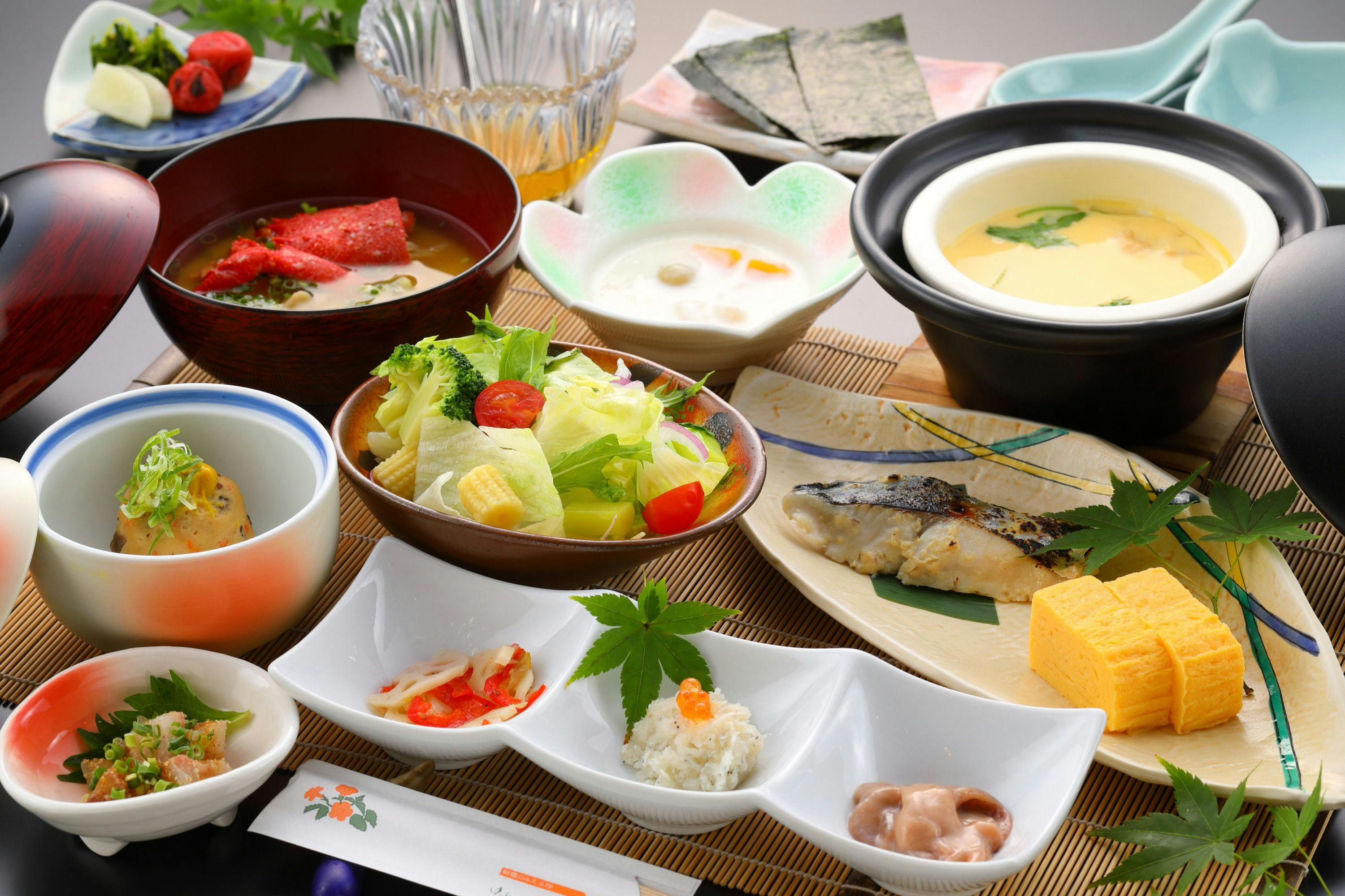 요리 - 일본식 아침 식사 (예시)