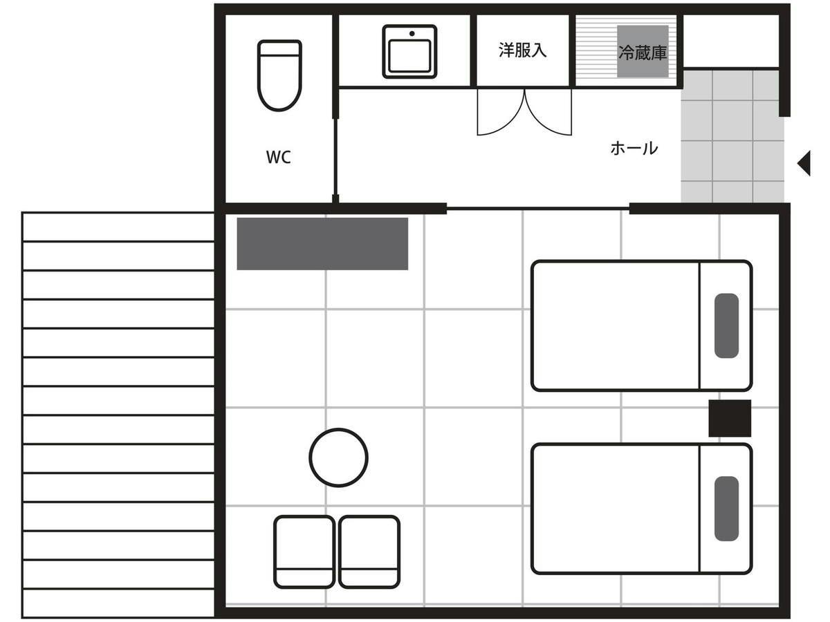 １０２ 菫 １階の和室１０畳