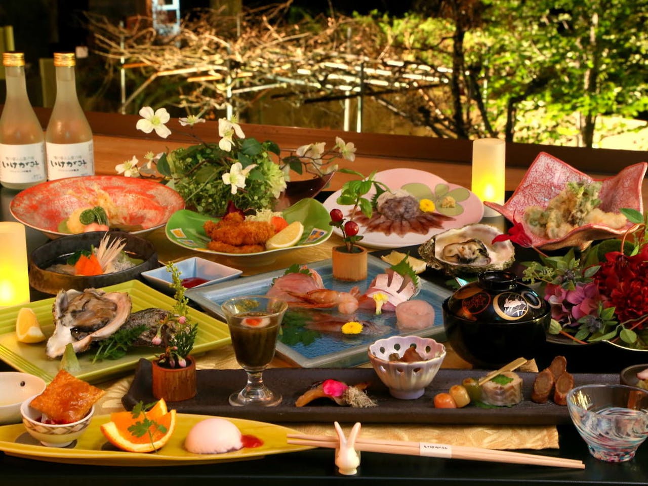 富山の宝が散りばめられた会席料理