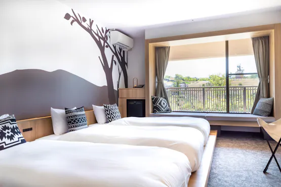 ห้องพักแบบทริปเปิลธรรมชาติ