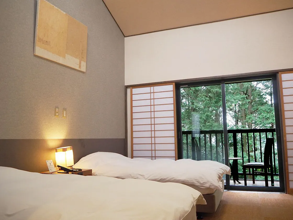 ห้องพักเตียงคู่ (ชั้น 2)【24.9 ตร.ม.】