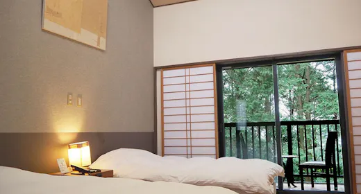 ห้องพักเตียงคู่ (ชั้น 2)【24.9 ตร.ม.】