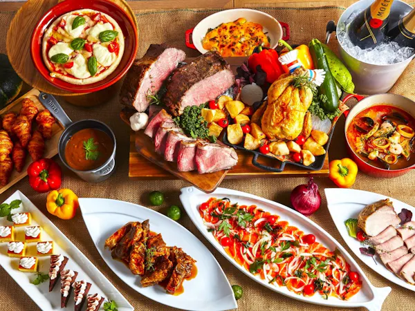 【2食付】島食材を堪能する「シュラスコ&琉球創作料理」