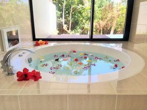 贅沢で優雅なジャグジーバス