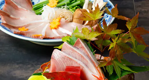 古香里庵「天然ぶり」の創作懐石(2026/11/9~2027/2/8)