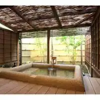 1F 古九谷の客室露天風呂