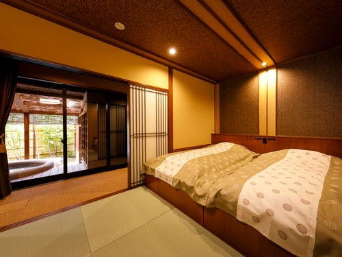 露天風呂付き客室 木米