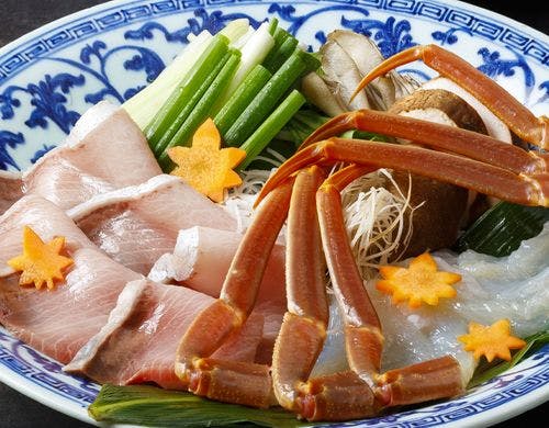 焜炉　蟹しゃぶ、ぶりしゃぶ