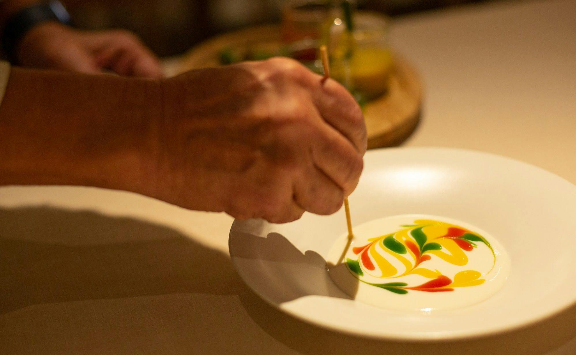 オーベルジュ皿の上の自然
