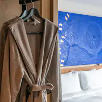 肌触りがよいバスローブ