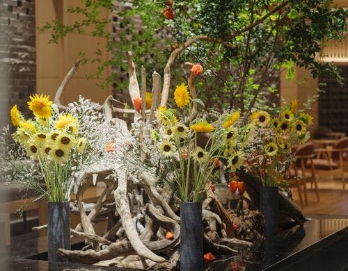 ◆ロビーの装花