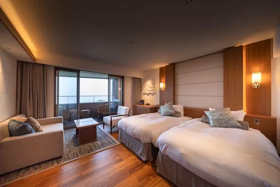 <東棟> 溫泉露天陽台雙人房A