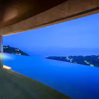 深湯露天大浴場 _ 夜景