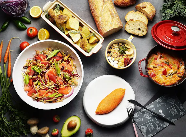 レストラン「The WAREHOUSE」での朝食