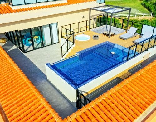 テラスプールスイート　バルコニー