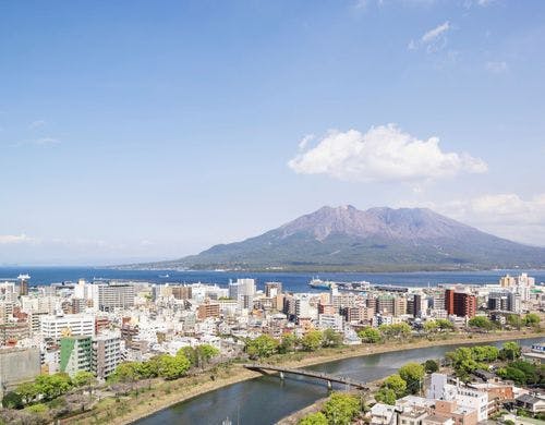 桜島ルーム　ダブルベッド2台