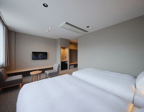 【洋室ツイン】シンプルで使いやすい空間