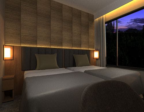 テラススイートベッドルームイメージ