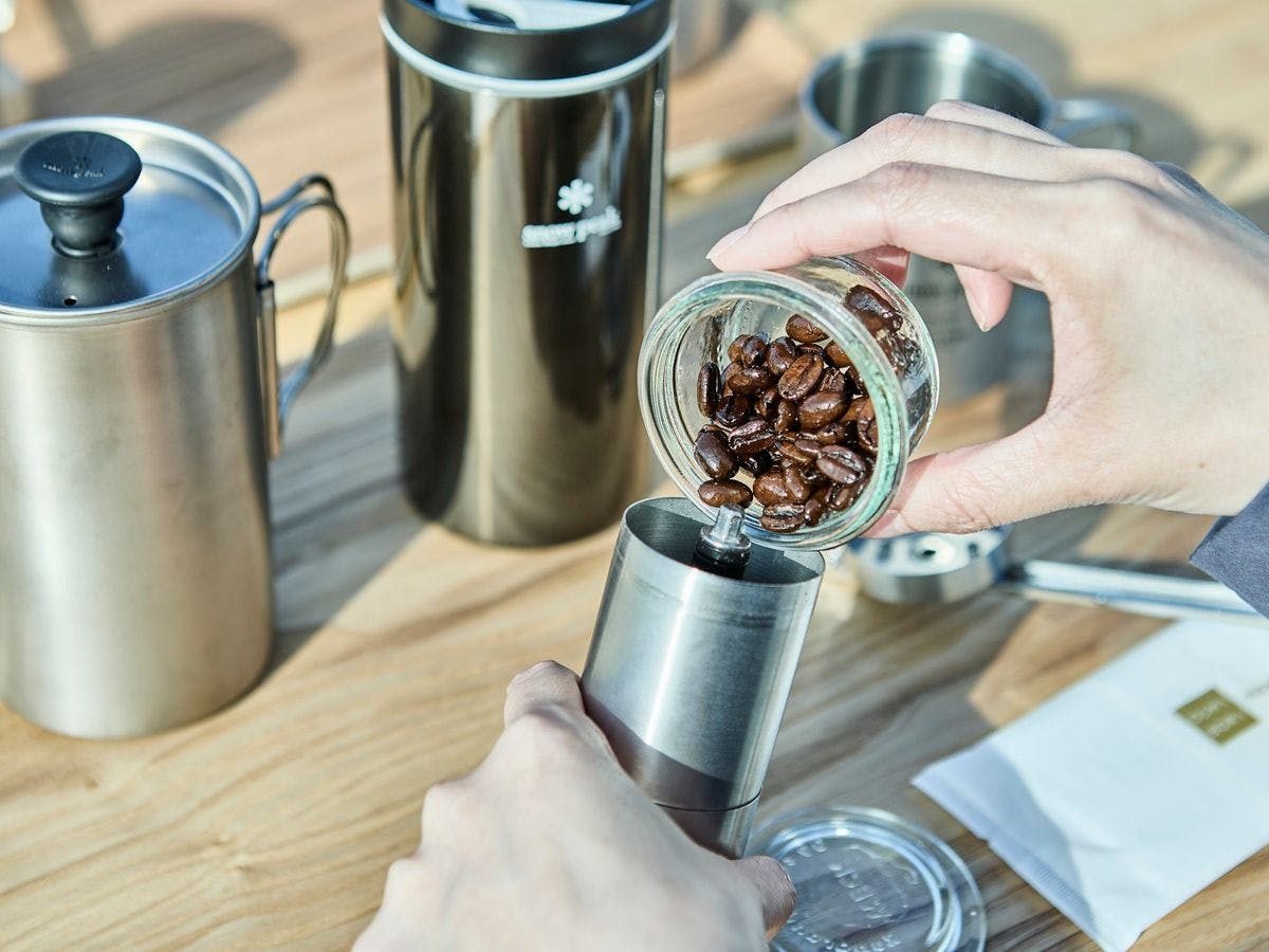 アウトドアコーヒー体験