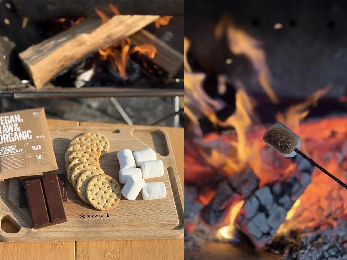 Bộ s’more thưởng thức bên lửa trại (hình ảnh)