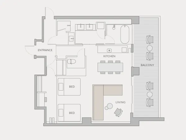 ルーフトップジャグジースイートD図面