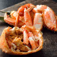北海道産浜茹で毛ガニの甲羅詰め