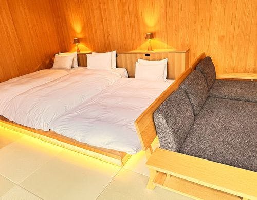 各部屋に専用のウッドテラスをご用意