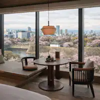 วิวซากุระที่มองเห็นได้จากห้องพัก