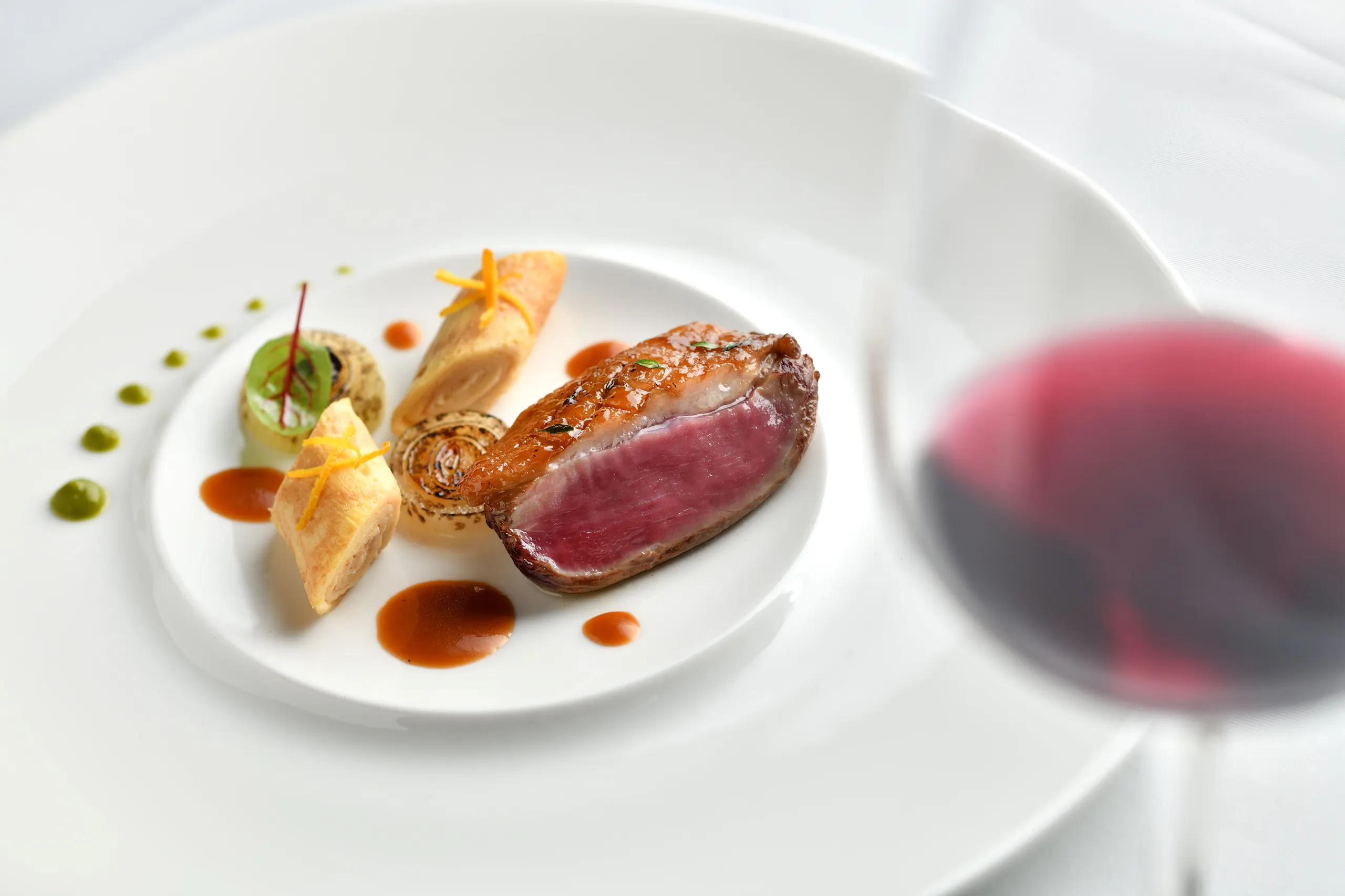 レストラン アペルシュのイノベーティブフレンチ・ディナーコース