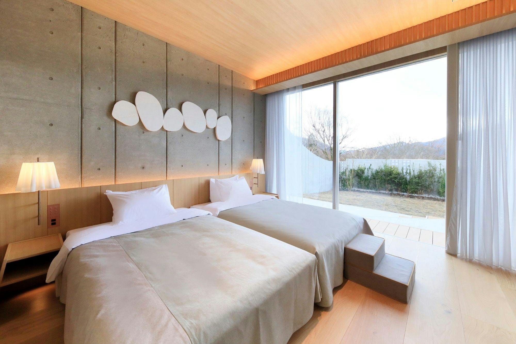 RETONA HAKONEのデラックスAタイプの寝室