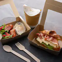 可攜式野餐風格早餐