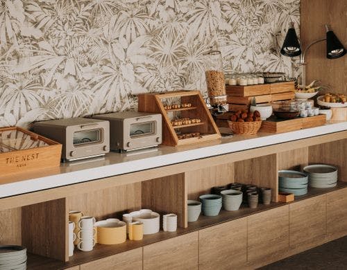 朝食ビュッフェ