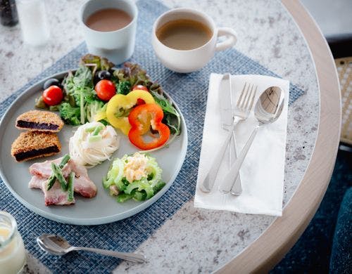 朝食ビュッフェ