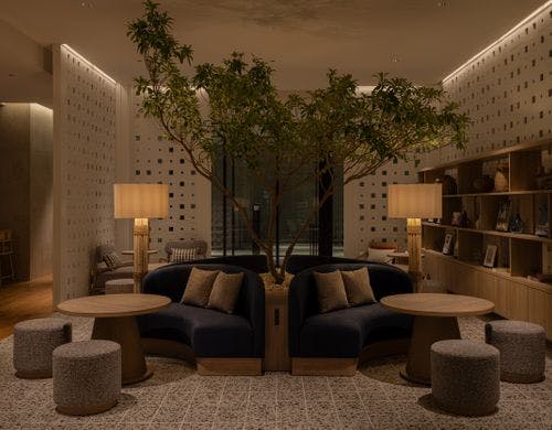 １階ライブラリー＿夜