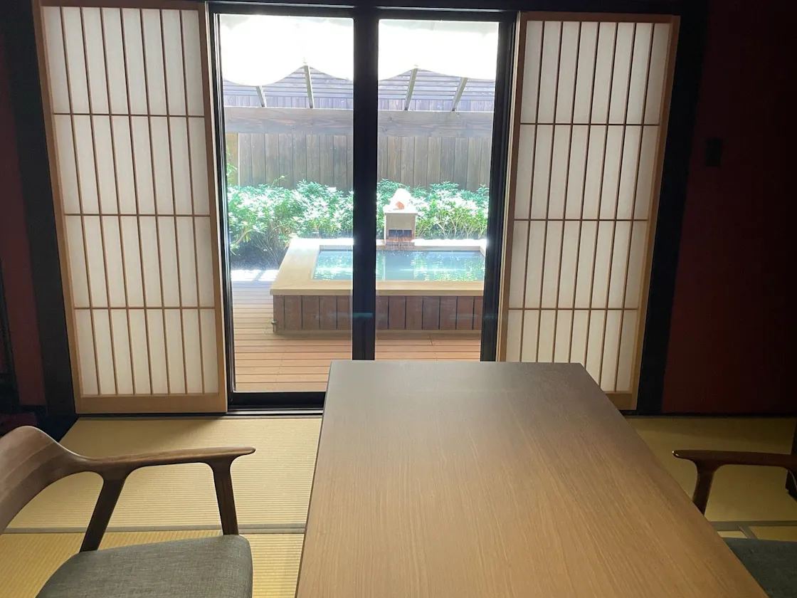 露天風呂付き客室「雲」