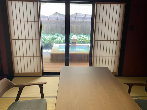 露天風呂付き客室「雲」